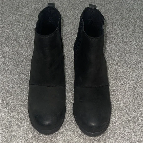 Sorel Black Ankle Boots - Picture 1 of 6